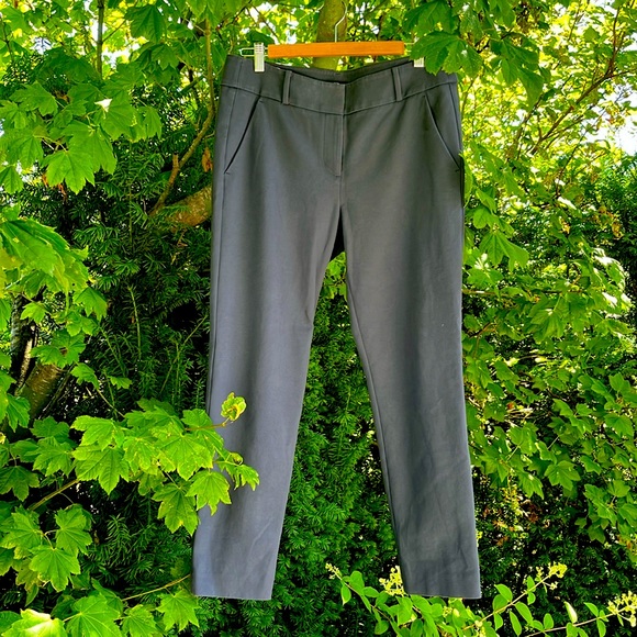 LOFT Marisa Skinny Ankle Dress Pants / Trousers - Blue-Grey, Size 8 - Picture 3 of 7